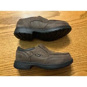 Timberland PRO Disruptor ESD Alloy Toe Brown Leather Work Shoes Mens 6W A11X1